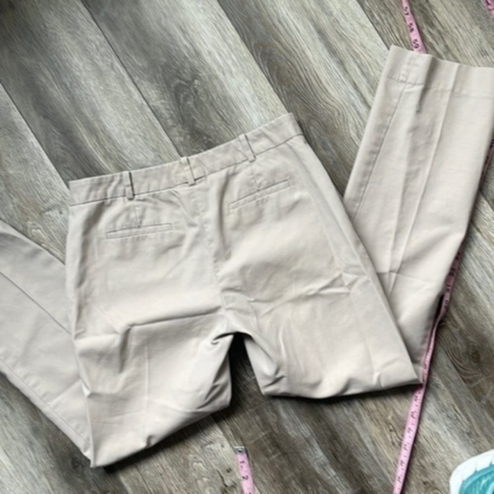 Brooks Brothers pants women's size 4 tan ivory Lucia fit slacks